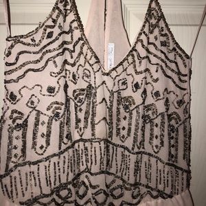 Zara, Twist front zip back cami romper